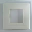 Schneider Electric P0702 Livia Plastic 45689 Module Grid and 2 Module Cover Frame (White)