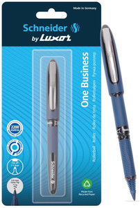 schneider by luxor one business  cone tip  06 mm  2200 meters writing length  waterproof ink roller ball pen
