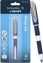 Schneider By Luxor One Change ( 0.6 mm Cone Tip ), Refillable, 1600 Metres Writing Length Roller Ball Pen