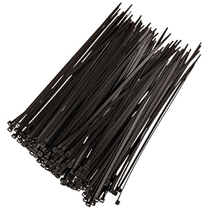 schofic cable zip ties heavy duty 368 mm size 145 inch ultra strong plastic polyamide wire ties with 49 pounds tensile strength nylon tie wraps with 48 mm width 200 black