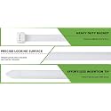 SCHOFIC Cable Zip Ties Heavy Duty 368 MM [Size 14.5 INCH], Ultra Strong Plastic [Polyamide] Wire Ties with 49 Pounds Tensile Strength, Nylon Tie Wraps with 4.8 MM Width (1000, White)