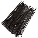 SCHOFIC Cable Zip Ties Heavy Duty 368 MM [Size 14.5 INCH], Ultra Strong Plastic [Polyamide] Wire Ties with 49 Pounds Tensile Strength, Nylon Tie Wraps with 4.8 MM Width (500, Black)