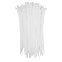 SCHOFIC Cable Zip Ties Heavy Duty 368 MM [SIZE 14.5 INCH], Ultra Strong Plastic [POLYAMIDE] Wire Ties with 49 Pounds Tensile Strength, Nylon Tie Wraps with 4.8 MM Width (300, WHITE)