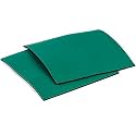 SCHOFIC Green Desktop Anti-Static ESD Table Mat &amp; Grounding Rubber Mat with a Wrist Strap and a Grounding Cord for Phone PC Tablet Repair -Green (1 FEET Length, 1 FEET BREADTH)