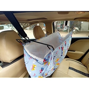 schola cotton juhla for carr with zipper and net  comfortable for long car rides  travelling juhla i travelling juhla i car hanging juhlapalna i multicolor