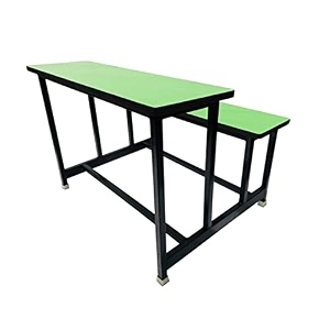 school furniture bench desk school college tution home duel desk for students heavy duty frame with ply board 1 green medium class