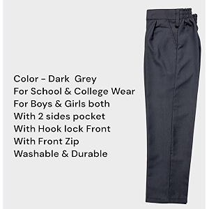 School Uniform Dark Grey Trousers for Boys