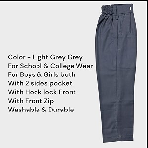 school uniform trousers for boys and girls formal regular-fit school pants comfortable durable fabric for daily school wear