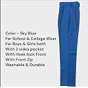 School Uniform Trousers for Boys and Girls, Formal Regular-Fit School Pants, Comfortable, Durable Fabric for Daily School Wear.