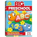 School Zone Big Preschool Workbook: 320 Pages, Toddler, Pre-K, ABCs, Alphabet, Basic Phonics, Writing Skills, Early Math & Numbers, Colors & Shapes, Matching, Follow Directions, Ages 3-5