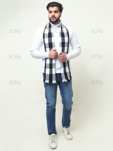 schp striped men muffler