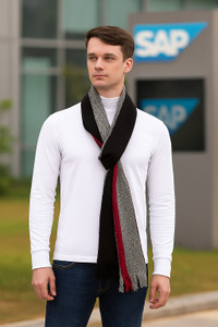 schp striped men muffler