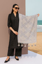 SCHp Wool Printed Women Shawl (Grey)