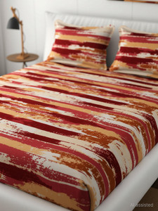 schp woolen velvet double flat 240 tc floral 1 bedsheet with 2 pillow covers