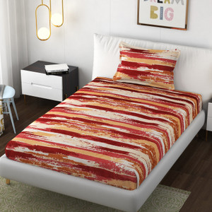 schp woolen velvet single flat 240 tc floral 1 bedsheet with 2 pillow covers