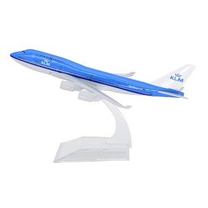 schubert adult only for display diecast aeroplane scale model size -16 cm klm airlines multicolor