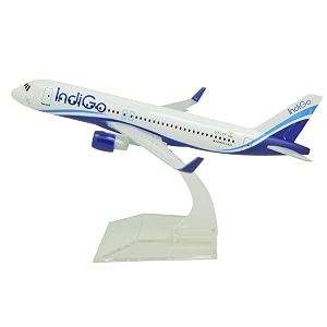 schubert only for display diecast aeroplane scale model size -16 cm x 14 cm indigo airlines