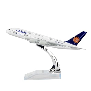 schubert only for display diecast aeroplane scale model size -16 cm x 14 cm air lufthansamulticolor