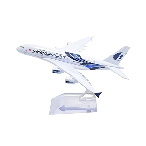schubert only for display diecast aeroplane scale model size -16 cm x 14 cm malaysia airlinesmulticolor