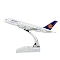 SCHUBERT only for Display Diecast Aeroplane Scale Model Size -16 cm X 14 cm (AIR Lufthansa),multicolor