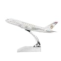 SCHUBERT only for Display Diecast Aeroplane Scale Model Size -16 cm X 14 cm (ETIHAD),multicolor
