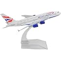 SCHUBERT only for Display Diecast Aeroplane Scale Model Size -16 cm X 14 cm (British Airways),multicolor