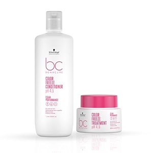 schwarzkopf professional bonacure color freeze treatment ph 45 200 ml and bonacure color freeze conditioner ph 45 1l