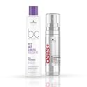 Schwarzkopf Professional Bc Keratin Smooth Perfect Micellar Shampoo, Purple, 8.4 Fl Oz &amp; Schwarzkopf Professional Osis Magic Anti Frizz Shine Serum, 50ml