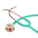 SCIAN Dual Head Stethoscope with Ear Tips, Professional Stethoscopes for Doctors, Nurses, Medical Nursing Students, Clinical Student Use, Classic Stainless Steel Stethoscope Kit, Green