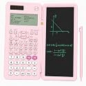 iPepul Pink Scientific Calculator with Notepad for Students，552 Functions