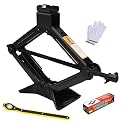 Scissor Jack Set-2 Ton (4409 lbs) Upgraded Double Tooth Spiral Car Jack Kit,Quick Lifting Tire Changing Kit,Car Tire Jack for Auto/SUV/MPV