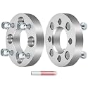 SCITOO 2Pc 4x100 to 4x108 Wheel Spacers 1 inch for Mazda/for Toyota Silver
