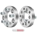 SCITOO 2Pc 5x4.5 to 5x100 Wheel Spacers 1 inch for Toyota/for Dodge Silver