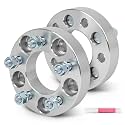 SCITOO 2Pc 5x4.5/5x108 Wheel Spacers 1.25 inch for Honda/for Toyota Silver