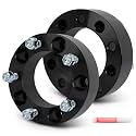 SCITOO 2Pc 5x5.5 Wheel Spacers 2 inch for Ram Black Wheel Adapters Spacers