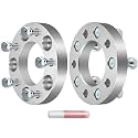 SCITOO 2Pc 5x5 Wheel Spacers 1 inch for Jeep Silver Wheel Adapters Spacers