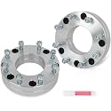 SCITOO 2Pcs 2 inch Wheel Adapters 6x5.5 to 8x180 with Studs 14x1.5 108mm CB