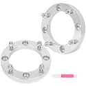 SCITOO 2Pcs 4x156 Wheel Spacers 1 inch for Chevy/for GMC Silver