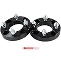 SCITOO 2pcs 4x4.5 to 4x4.25 Wheel Spacers 1 inch for Chevy/for GMC Black