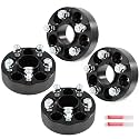 SCITOO 2pcs 5x100 Wheel Spacers 1.5 inch for Dodge/for Ford Black