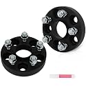 SCITOO 2Pcs 5x100 Wheel Spacers 1 inch for Dodge Black Wheel Adapters