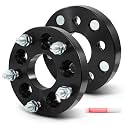 SCITOO 2Pcs 5x110 to 5x127 Wheel Spacers 1 inch for Dodge Black