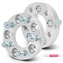 SCITOO 2Pcs 5x4.5 to 5x110 Wheel Spacers 1inch for Honda/for Toyota Silver
