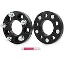 SCITOO 2Pcs 5x4.5 to 5x4.75 Wheel Spacers 1 inch for Ford Black