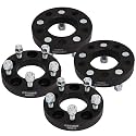 SCITOO 2Pcs 5x4.5 Wheel Spacers 1 inch for Honda/for Toyota Black