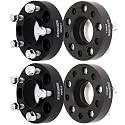 SCITOO 2Pcs 5x4.5 Wheel Spacers 1.25 inch for Jeep Black Wheel Adapters