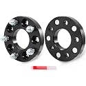 SCITOO 2Pcs 5x4.75 to 5x5 Wheel Spacers 1 inch for Chevy Black