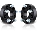 SCITOO 2Pcs 5x4.75 Wheel Spacers 1.25 inch for Chevy Black