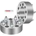 SCITOO 2Pcs 5x4.75 Wheel Spacers 2 inch for Chevy Silver Wheel Adapters