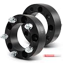 SCITOO 2Pcs 5x5.5 Wheel Spacers 2 inch for Chevy/for GMC Black
